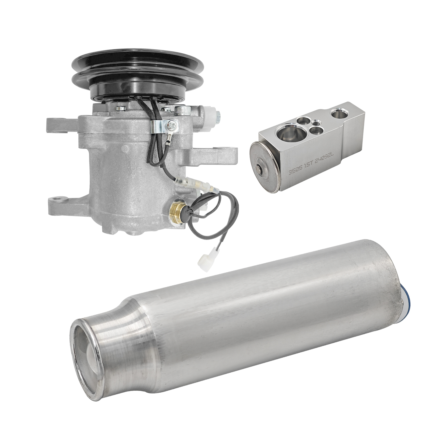 AC Compressor Kit Fit Kubota Tractor M108S, M5040, M7040, M8540, M9540