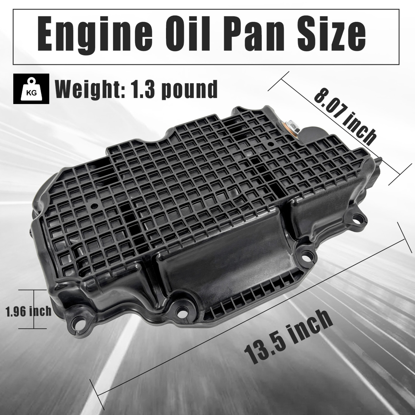 Lower Engine Oil Pan Fits for Infiniti Q50 3.0L V6 AWD 2016-2022