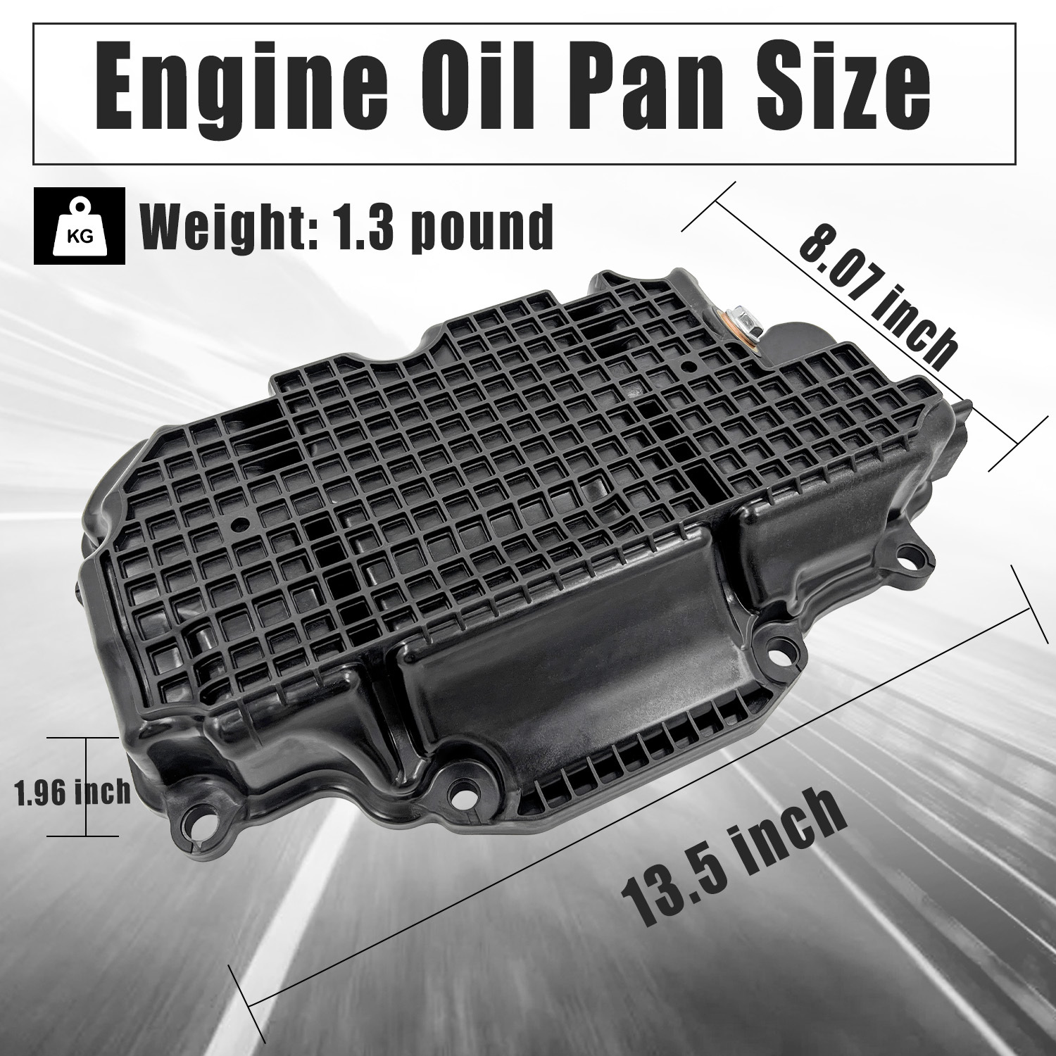 Lower Engine Oil Pan Fits for Infiniti Q50 3.0L V6 AWD 2016-2022