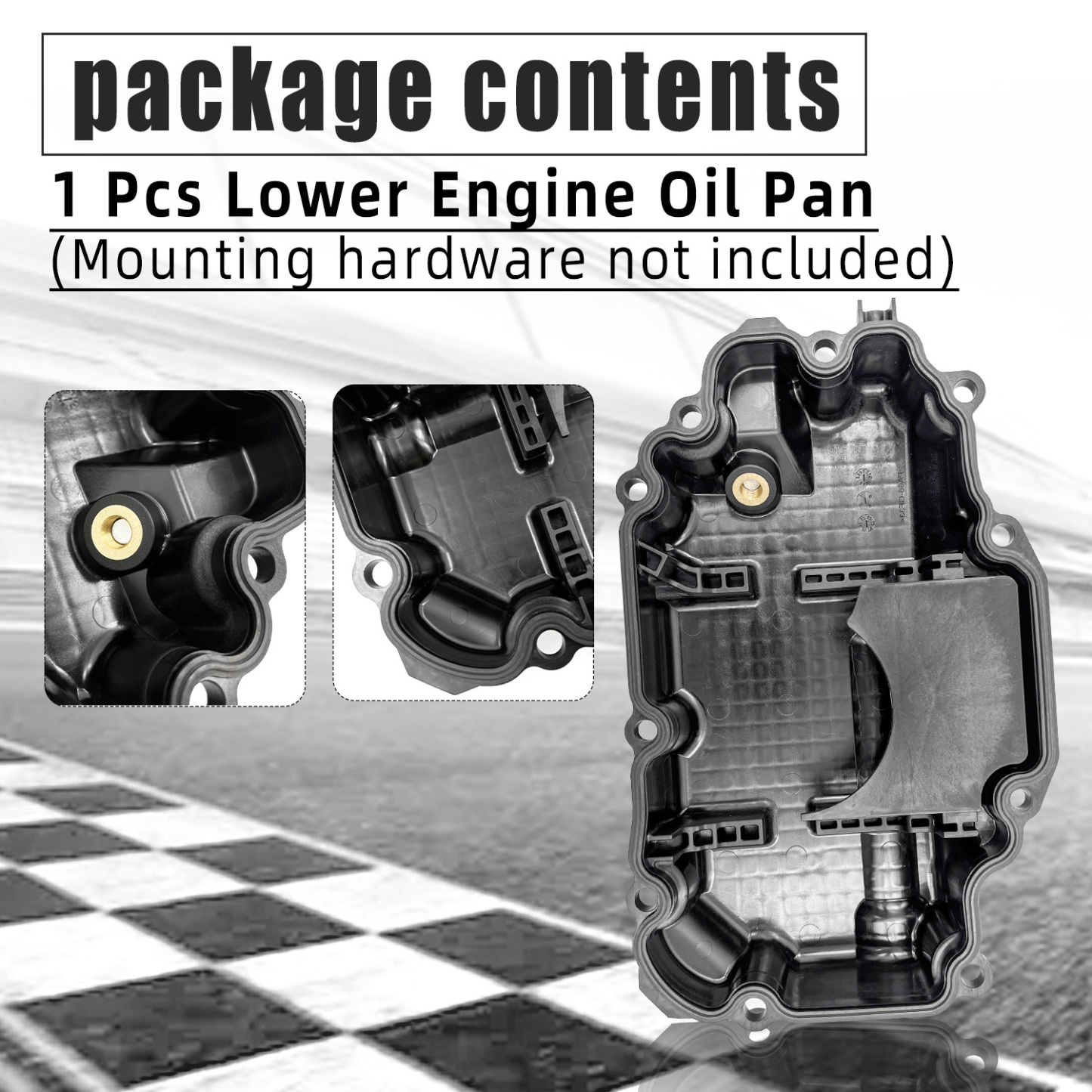 Lower Engine Oil Pan Fits for Infiniti Q50 3.0L V6 AWD 2016-2022