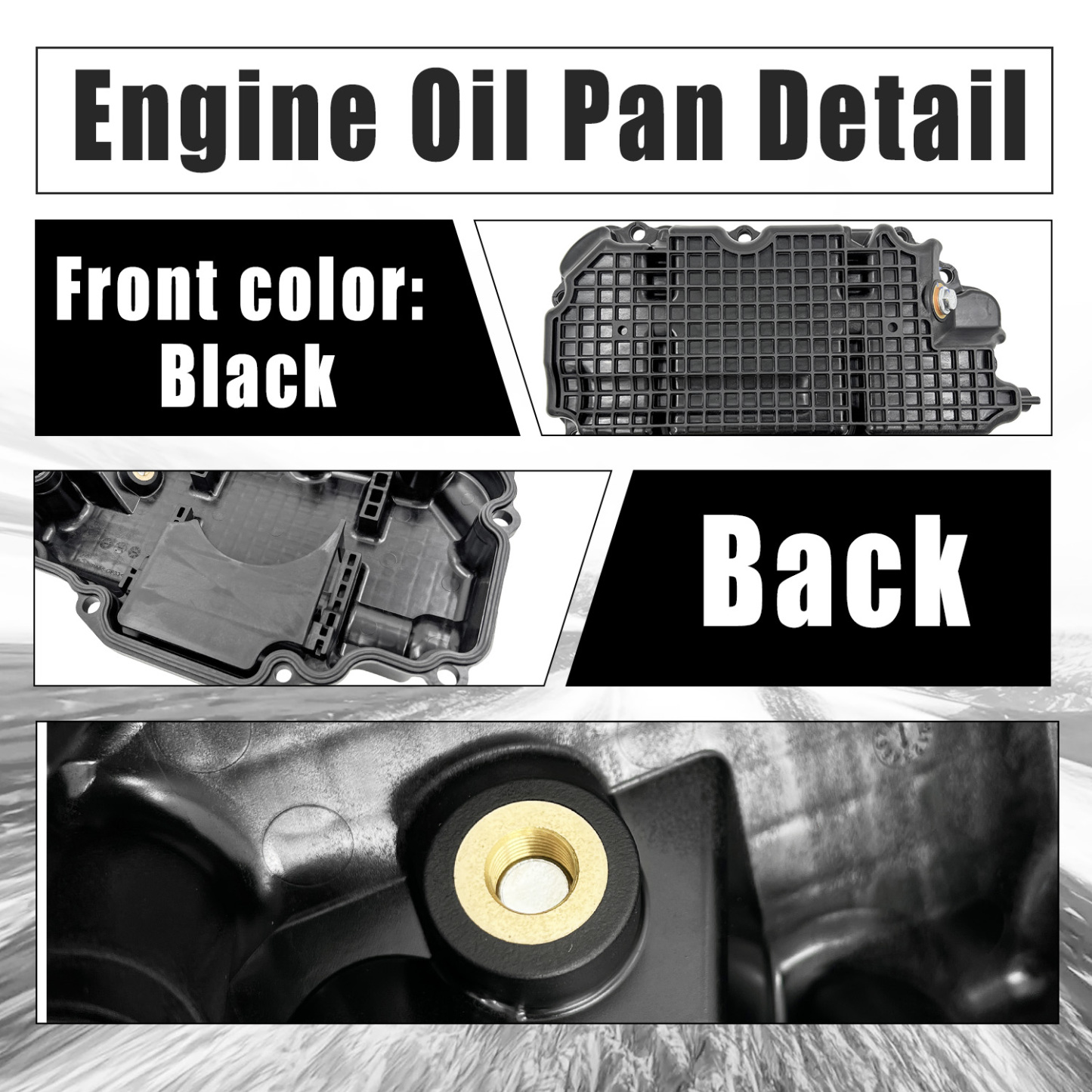 Lower Engine Oil Pan Fits for Infiniti Q50 3.0L V6 AWD 2016-2022