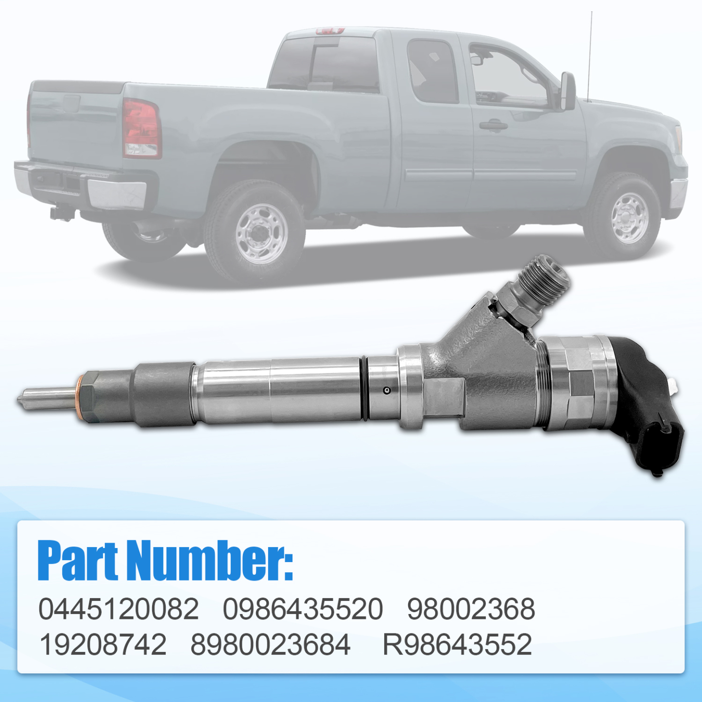 4PCS Fuel Injectors Fit for GMC Chevy 2500 3500 4500 Duramax 6.6L V8 2007-2010