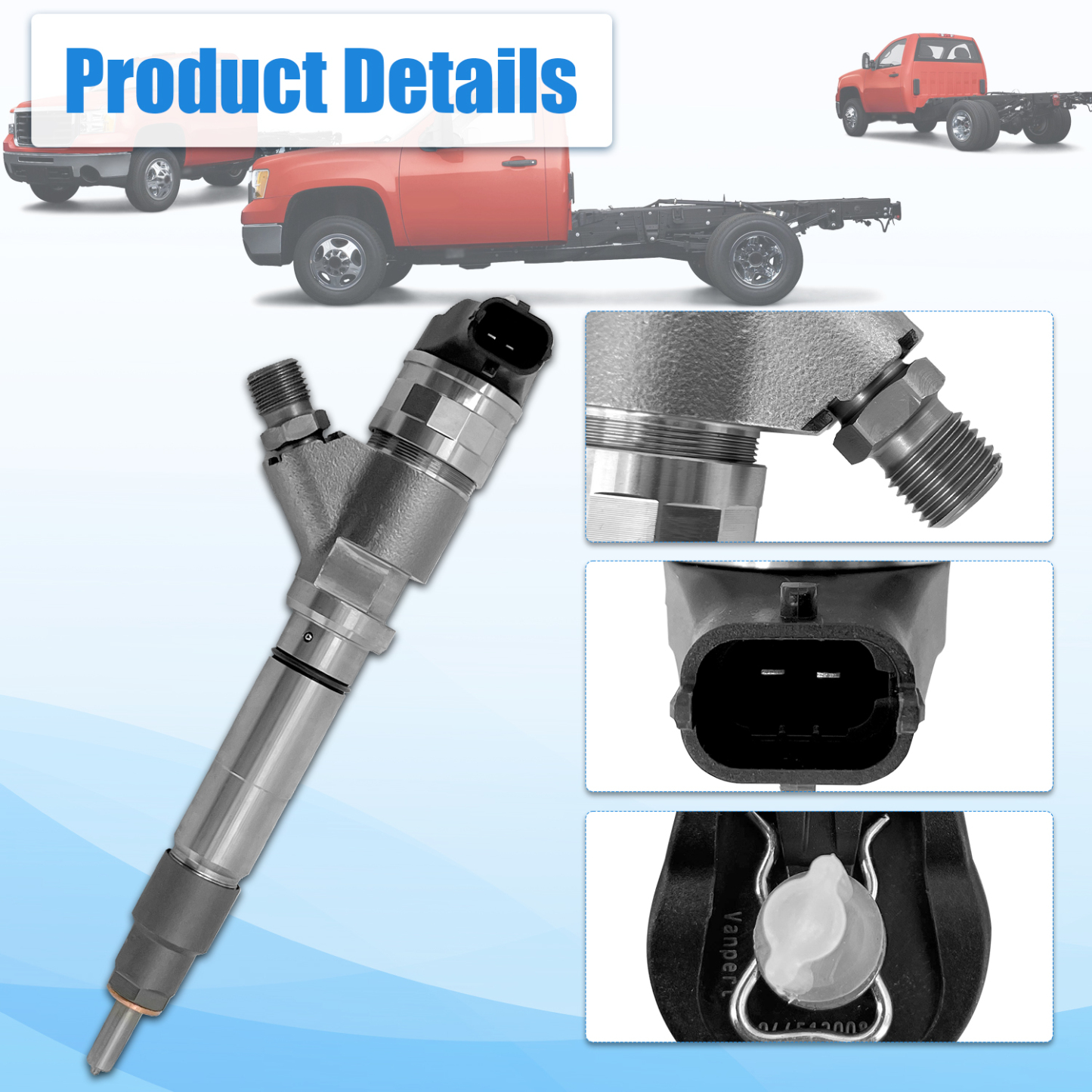 4PCS Fuel Injectors Fit for GMC Chevy 2500 3500 4500 Duramax 6.6L V8 2007-2010