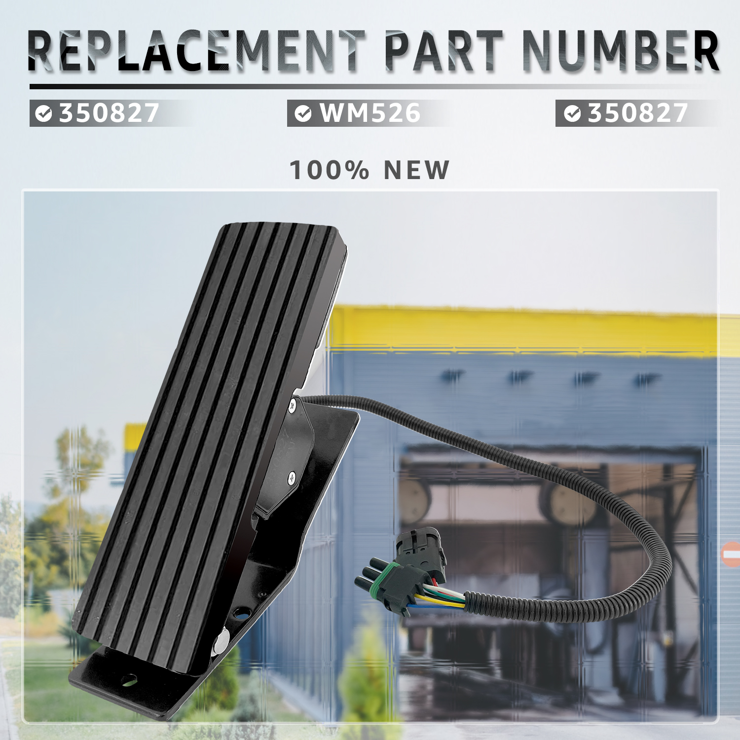 Controls Accelerator Pedal Compatible with Williams Controls Accelerator Pedal WM526