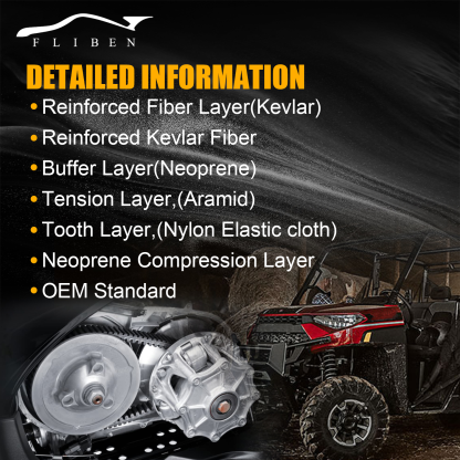 Polaris 3211186 Drive Belt Secondary Clutch Xpedition Ranger RZR Turbo XP 4 1000