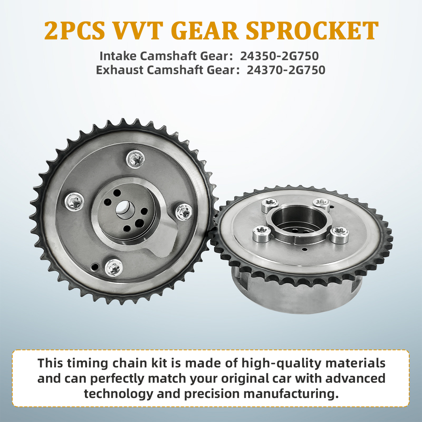 Timing Chain Kit with VVT Gear Replacement for Kia/Optima/Sorento/Sportage