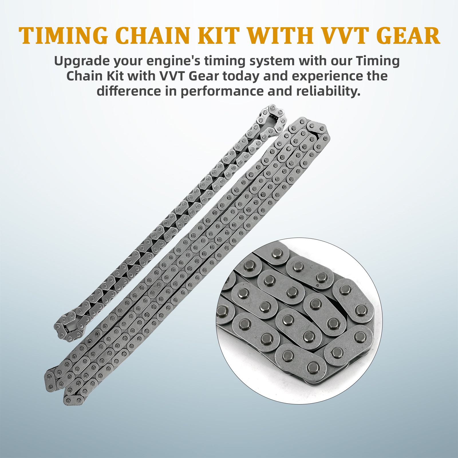 Timing Chain Kit with VVT Gear Replacement for Kia/Optima/Sorento/Sportage