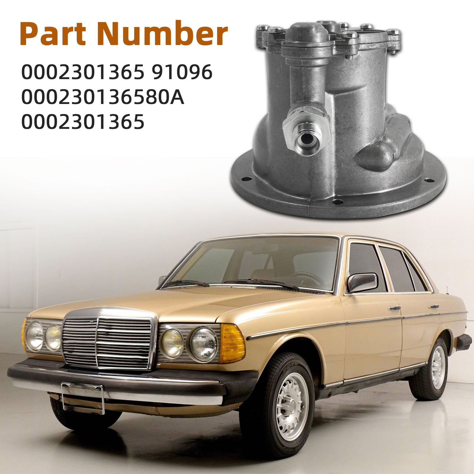 0002301365 Diesel Vacuum Pump Fits For Mercedes-Benz 1977-1985 300SD 300TD 240D 300CD 300D