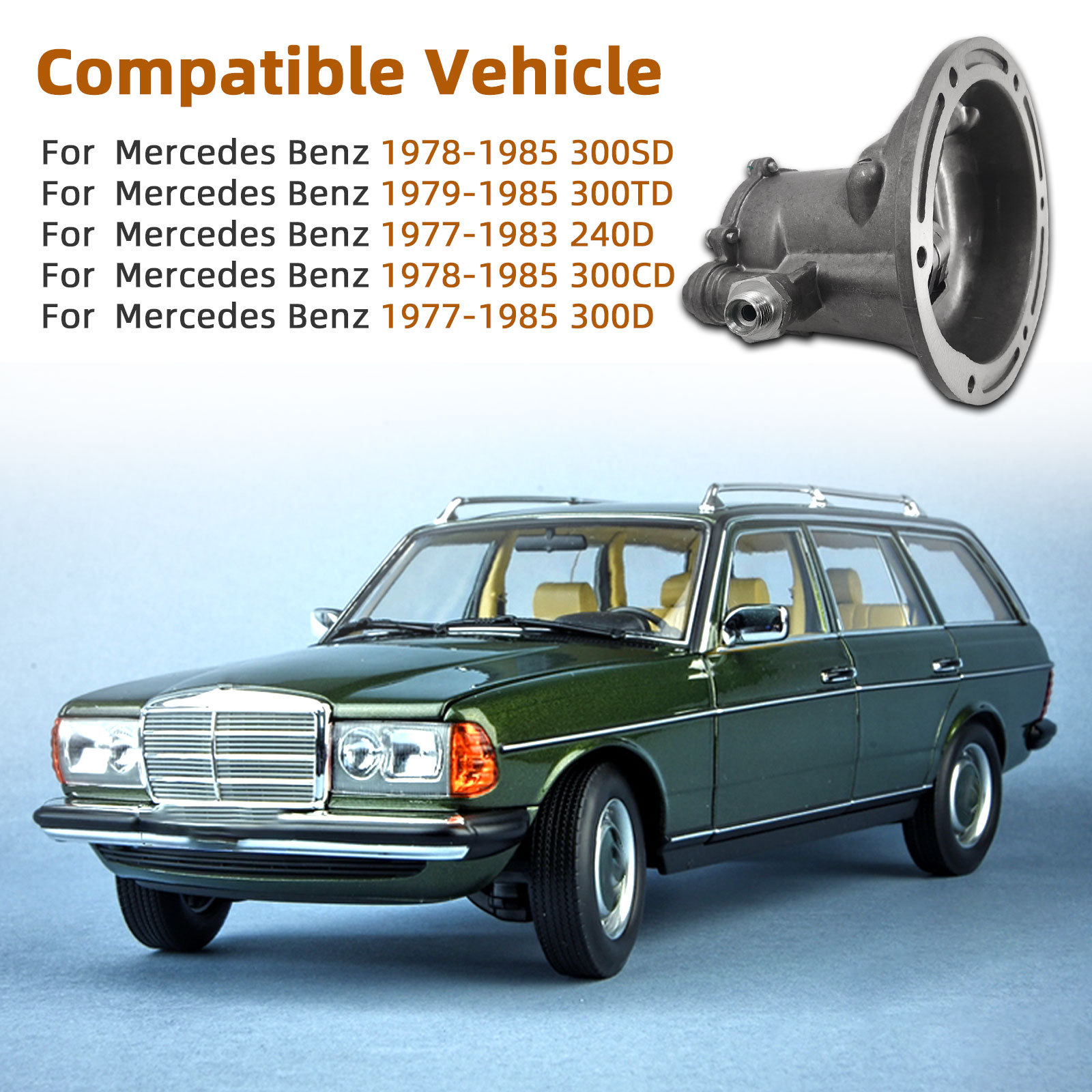 0002301365 Diesel Vacuum Pump Fits For Mercedes-Benz 1977-1985 300SD 300TD 240D 300CD 300D