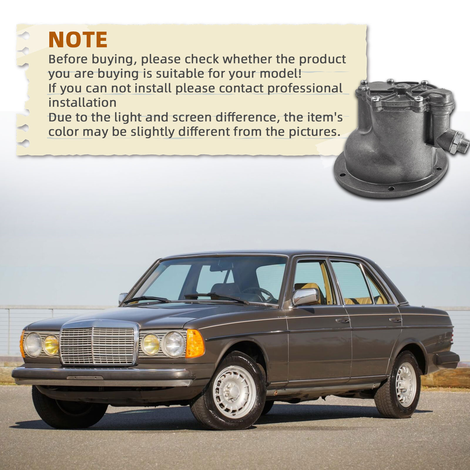 0002301365 Diesel Vacuum Pump Fits For Mercedes-Benz 1977-1985 300SD 300TD 240D 300CD 300D