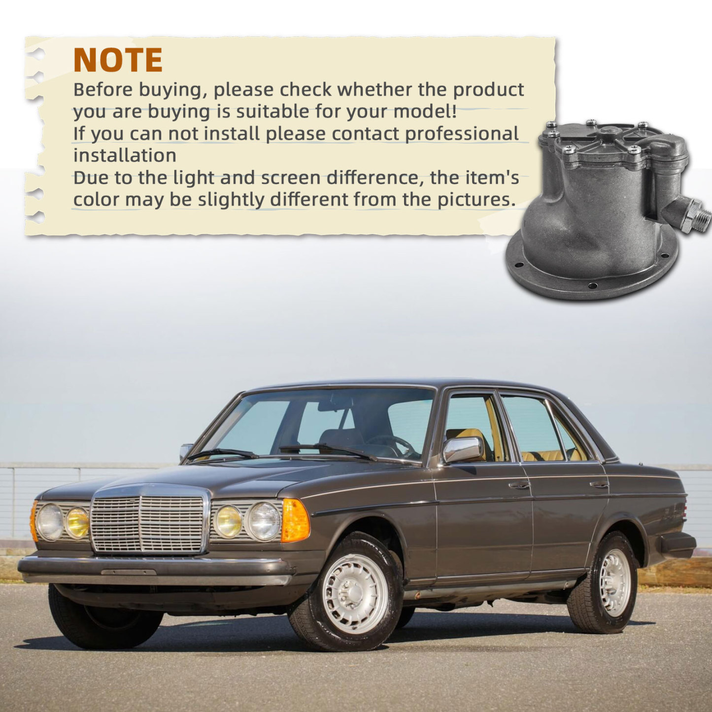 0002301365 Diesel Vacuum Pump Fits For Mercedes-Benz 1977-1985 300SD 300TD 240D 300CD 300D