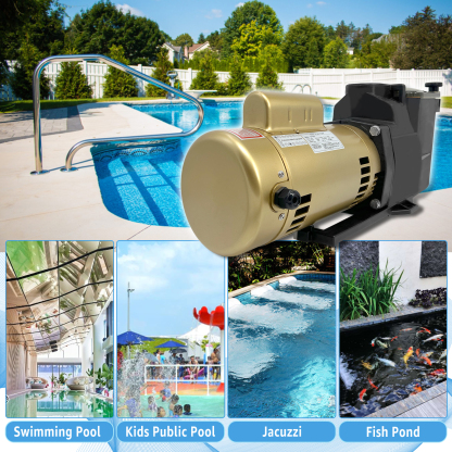 Super Pool Pump 3HP 115/230V Single Speed Replacement for Hayward Super Pump