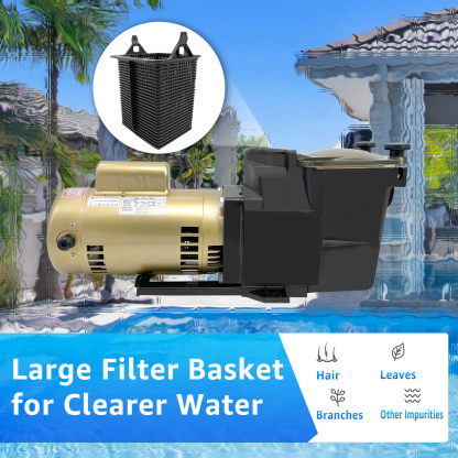 Super Pool Pump 3HP 115/230V Single Speed Replacement for Hayward Super Pump