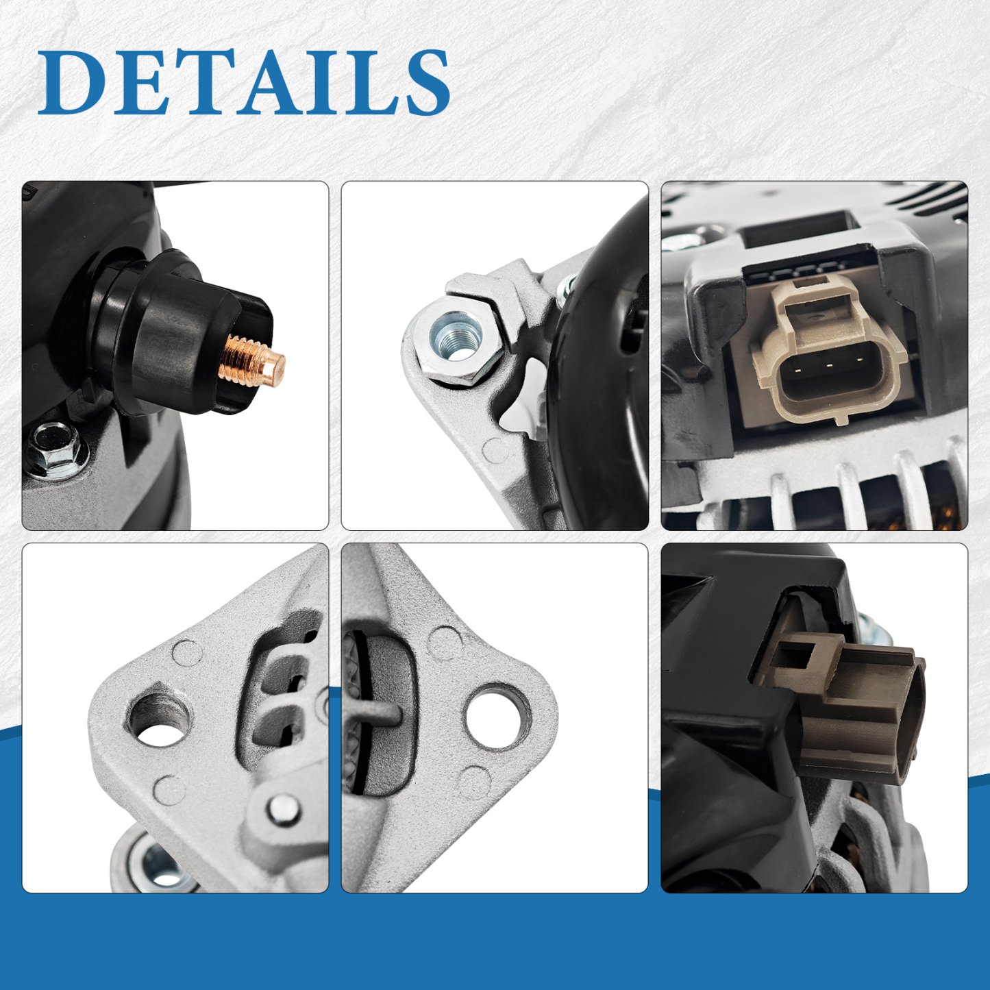 104210-6920 12V High Output Alternator 300A Fits For 2015-2020 Ford F-150 2.7L 3.3L 3.5L