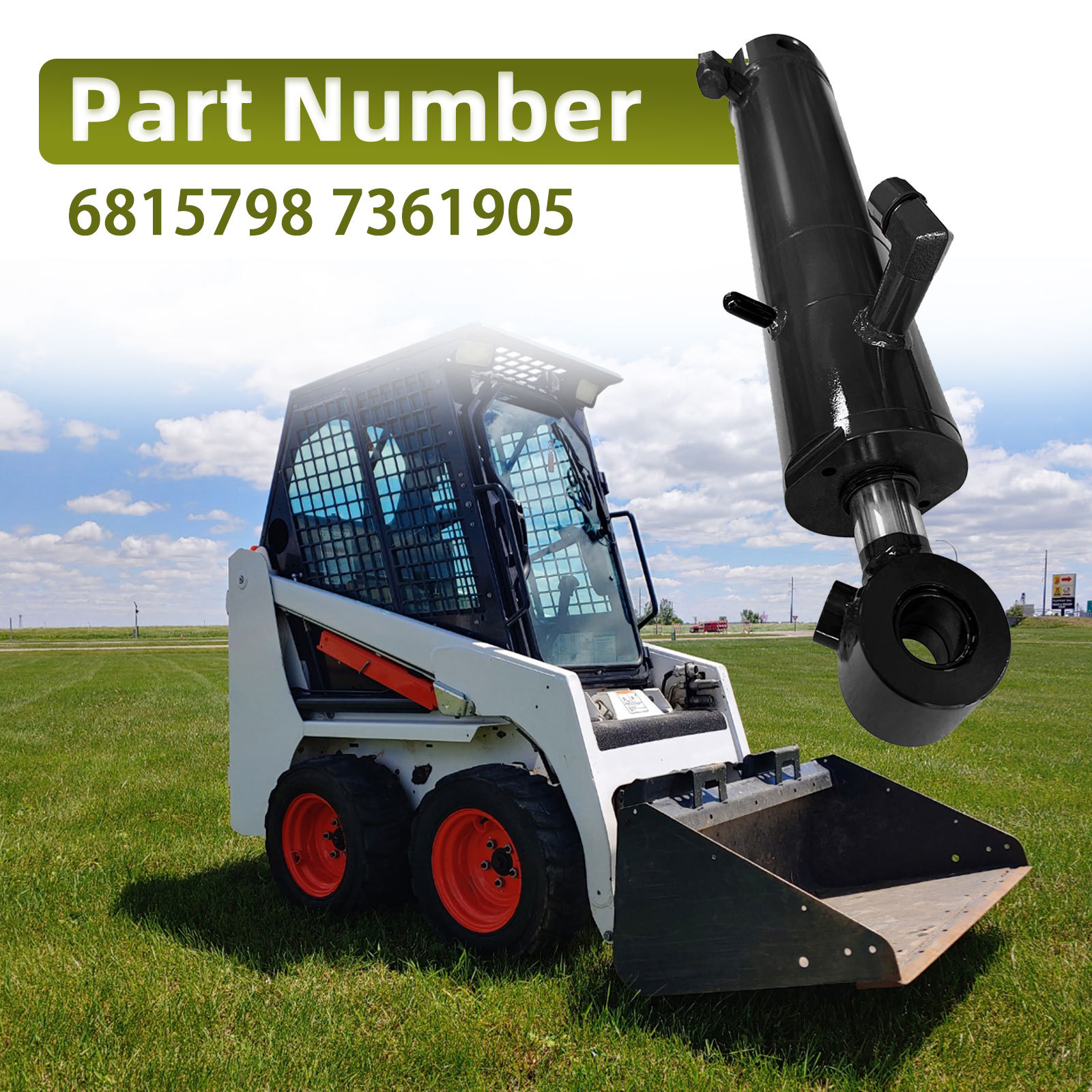 Hydraulic Bucket Tilt Cylinder Fits for Bobcat 463 MT50 MT52 MT55 MT85 S70 #6815798  7361905