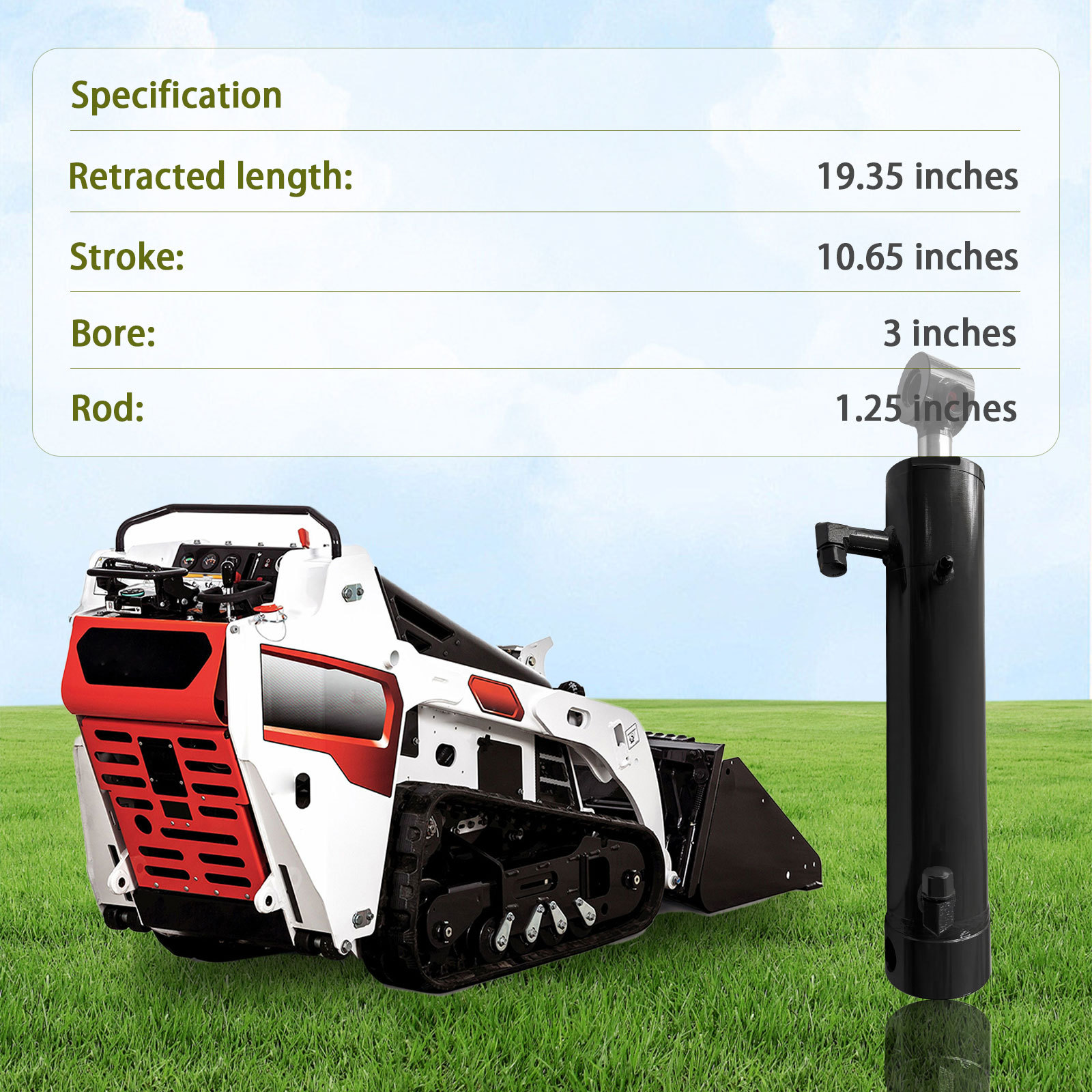 Hydraulic Bucket Tilt Cylinder Fits for Bobcat 463 MT50 MT52 MT55 MT85 S70 #6815798  7361905