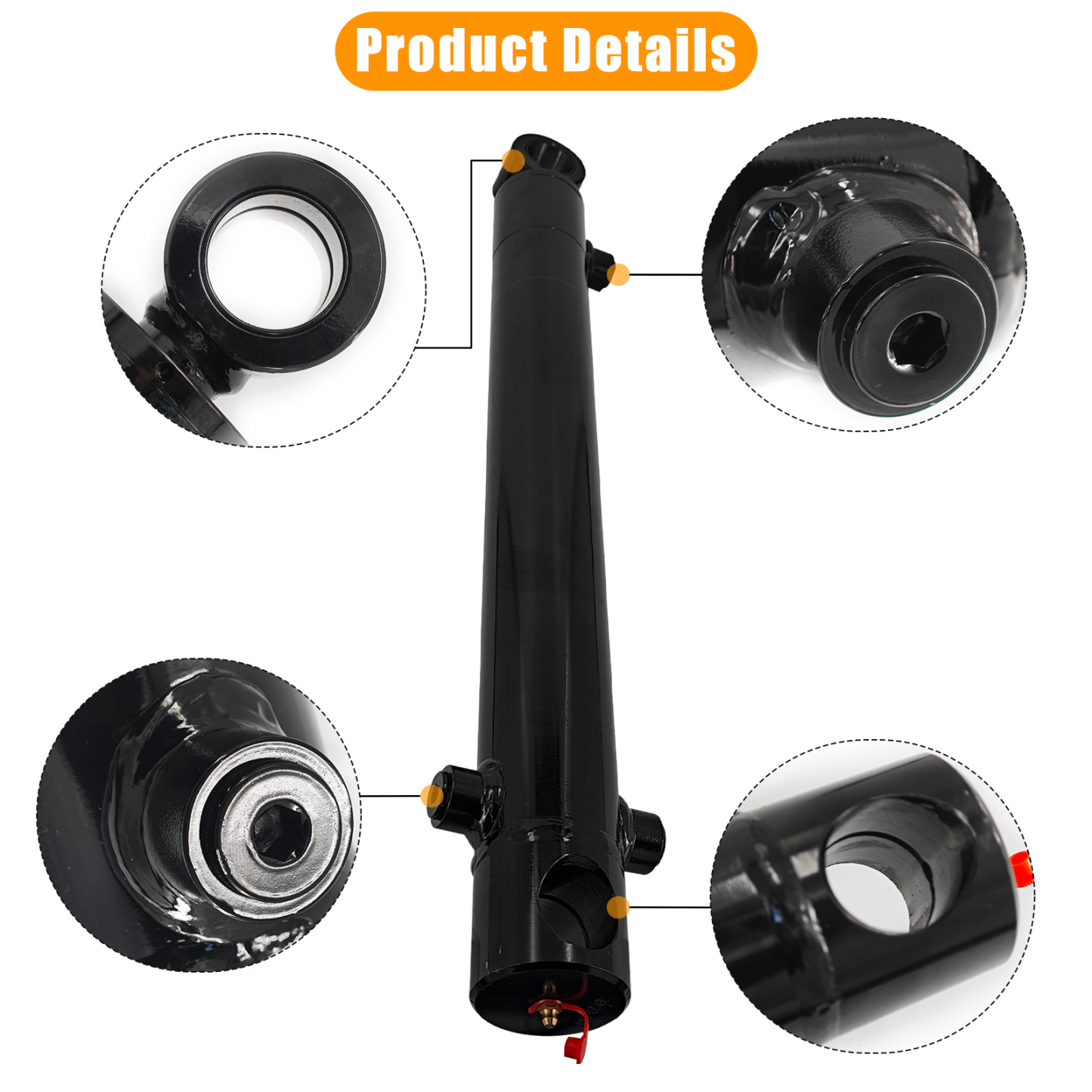 87038982 Bucket Tilt Hydraulic Cylinder Fits for New Holland L865 LS180 LX865 LX885 L180 L185