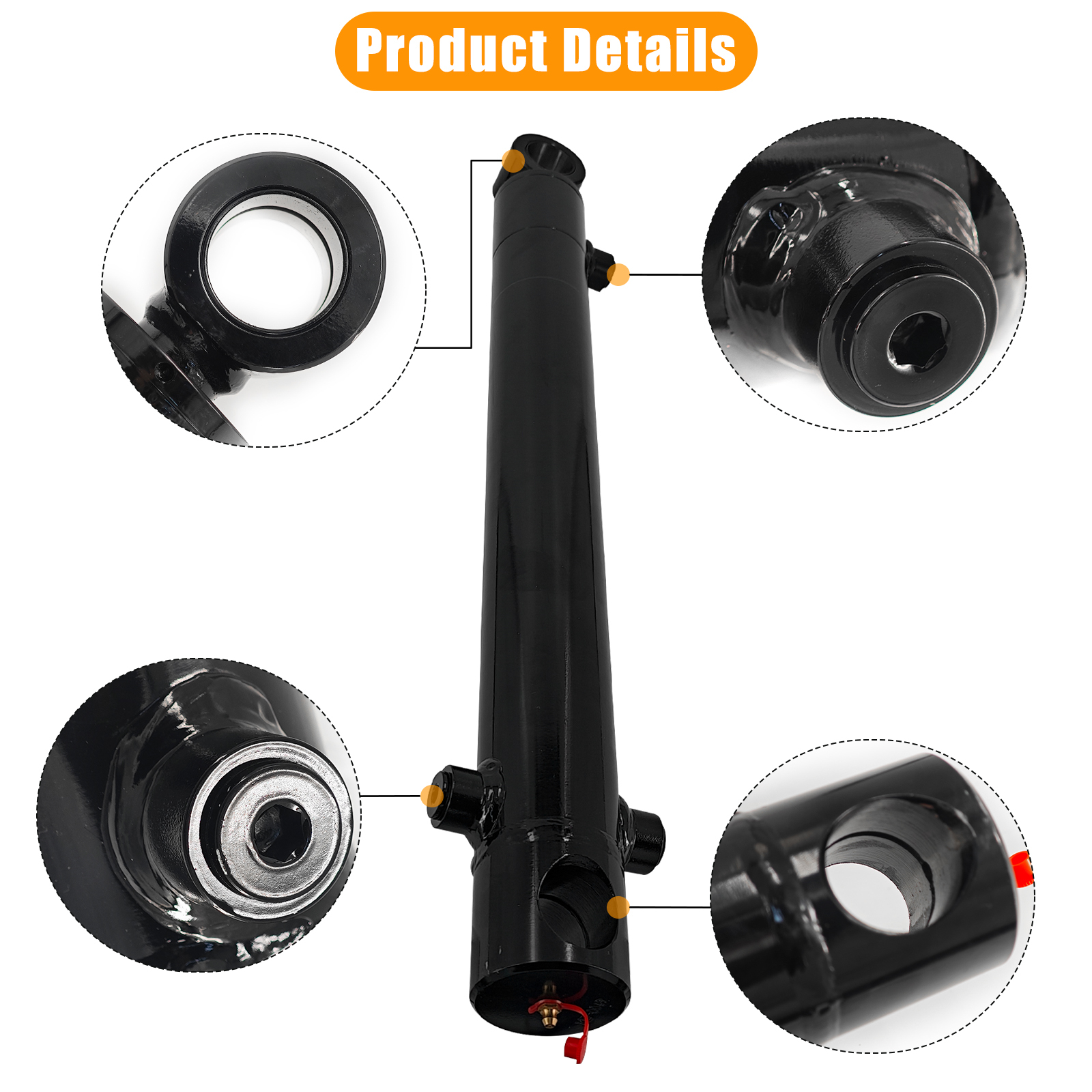 87038982 Bucket Tilt Hydraulic Cylinder Fits for New Holland L865 LS180 LX865 LX885 L180 L185