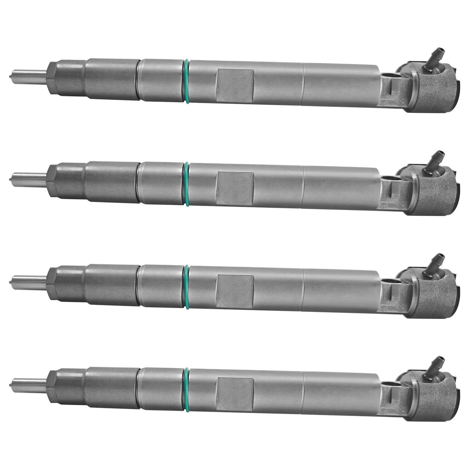 4Pcs Engine Fuel Injectors Compatible with Bobcat Doosan 3.4L D34 Engines 