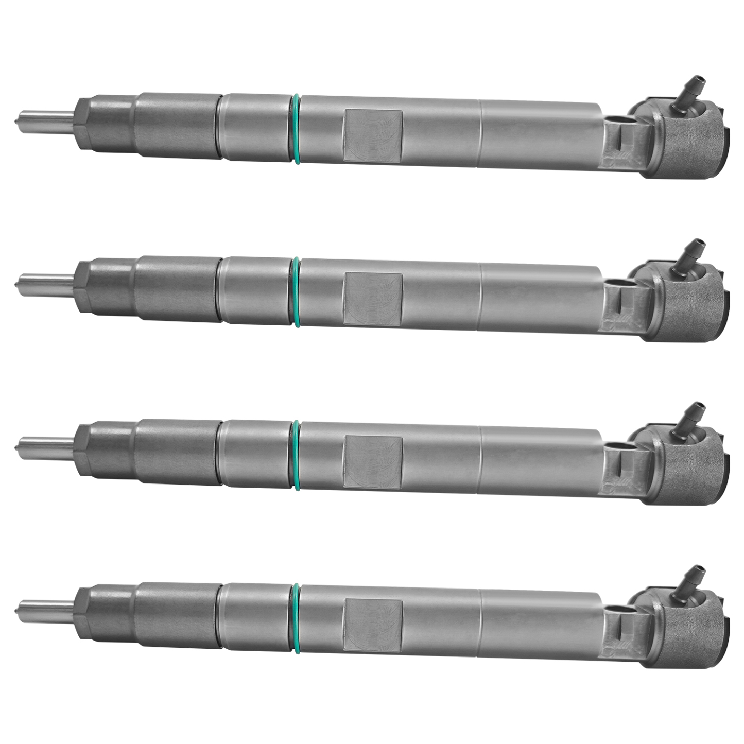 4Pcs Engine Fuel Injectors Compatible with Bobcat Doosan 3.4L D34 Engines 