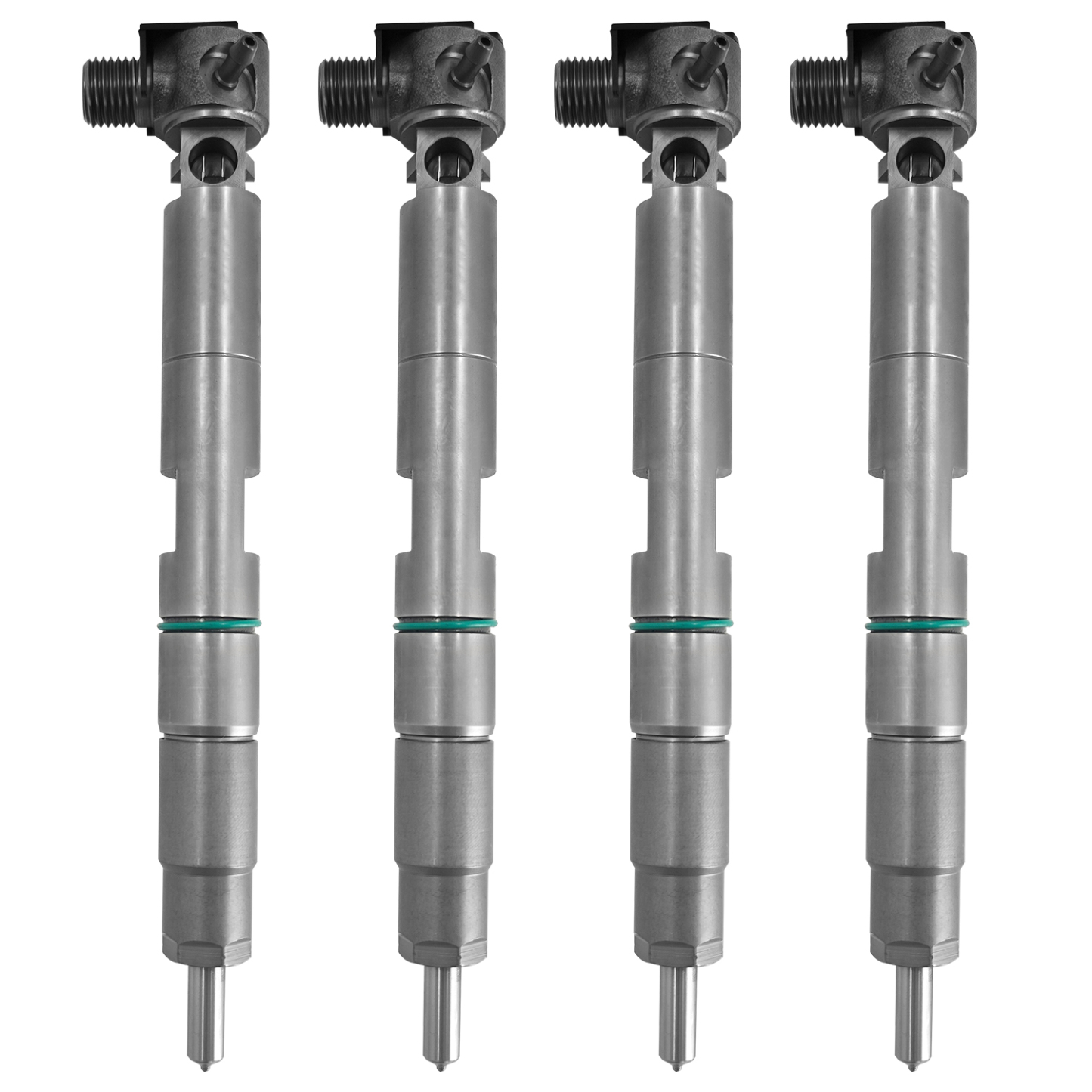 4Pcs Engine Fuel Injectors Compatible with Bobcat Doosan 3.4L D34 Engines 