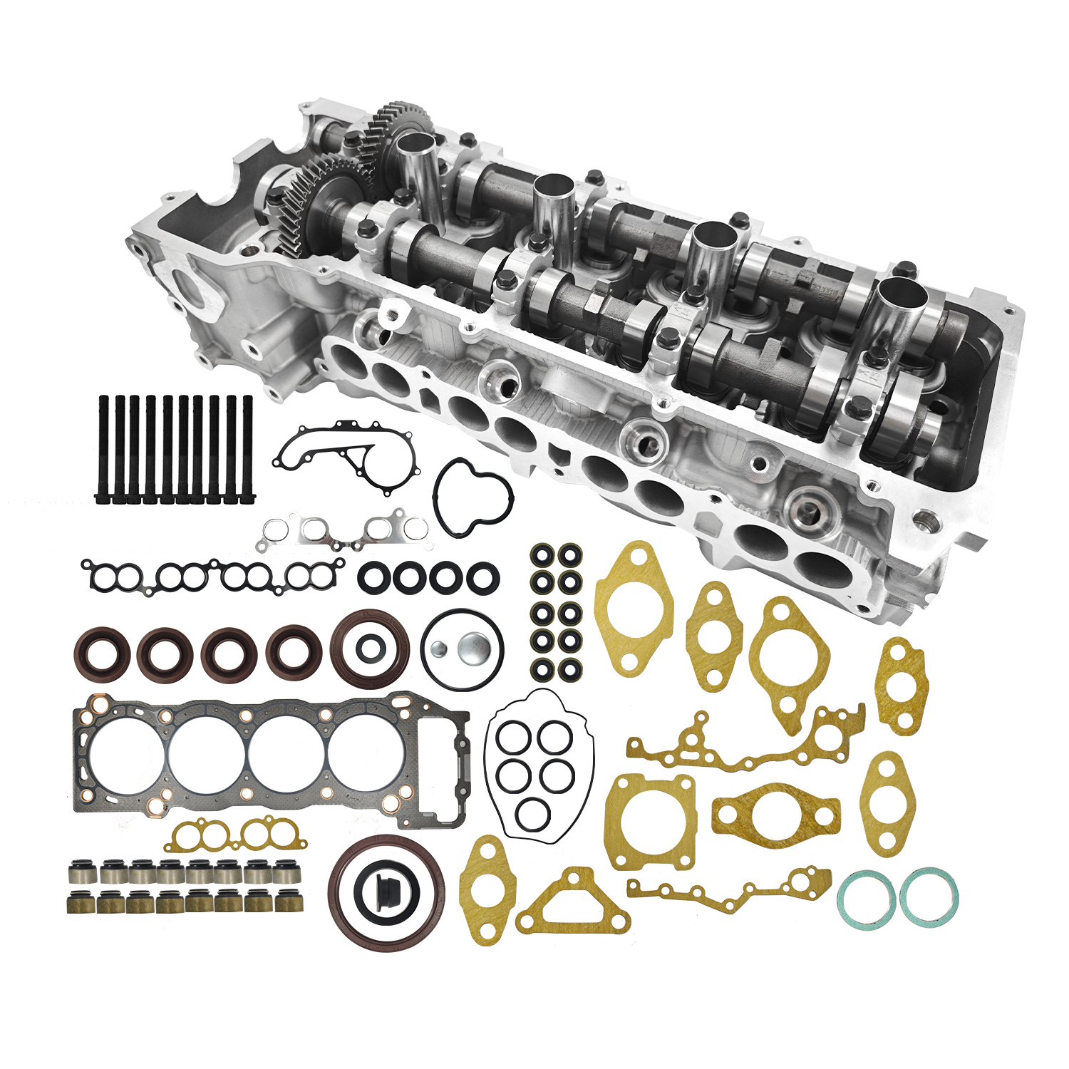 Cylinder Head Assembly Fits for Toyota Tacoma 2.4L 2.7L 1995-2000 4Runner 2.7L 1996-2000 T100 2.7L 2RZFE 3RZFE