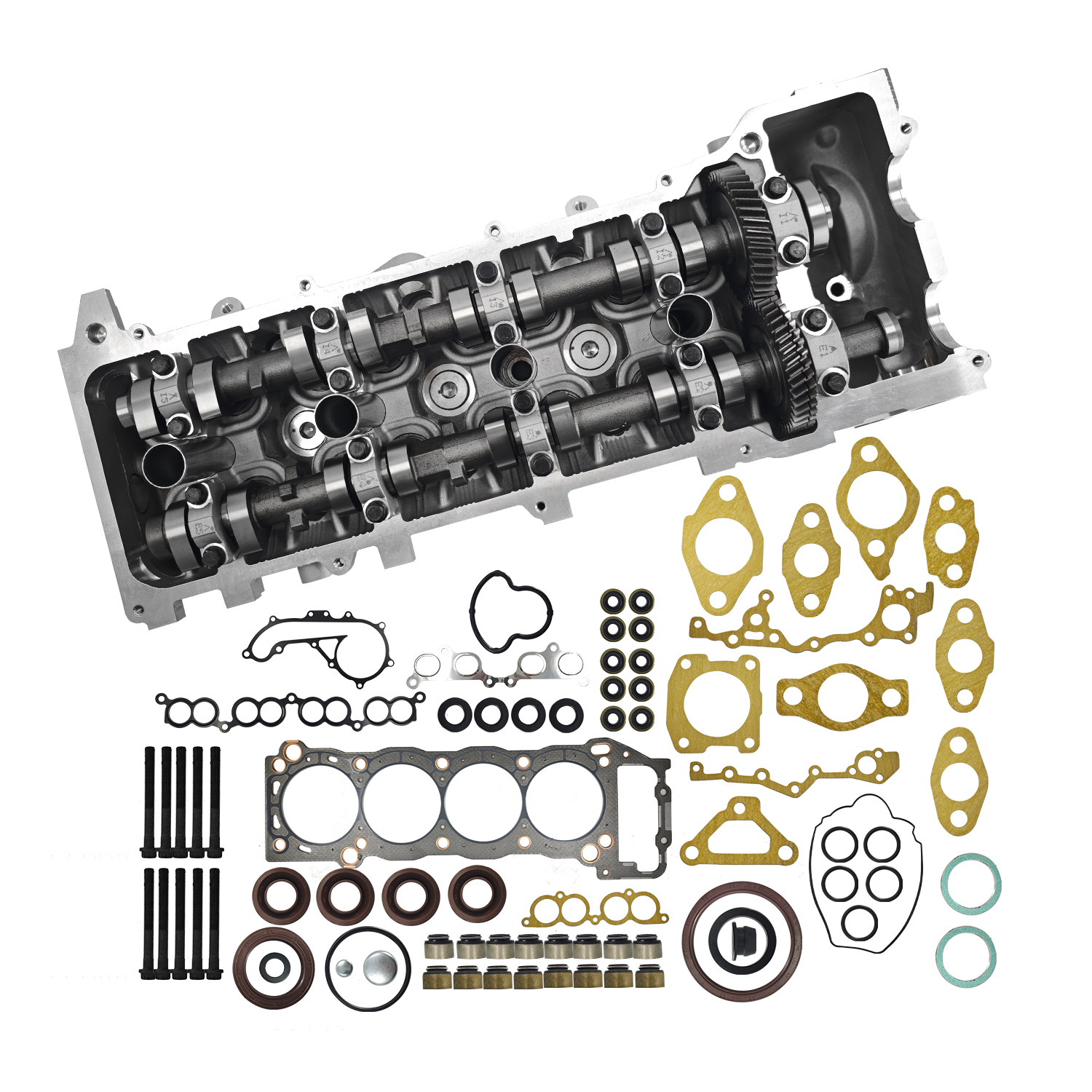 Cylinder Head Assembly Fits for Toyota Tacoma 2.4L 2.7L 1995-2000 4Runner 2.7L 1996-2000 T100 2.7L 2RZFE 3RZFE