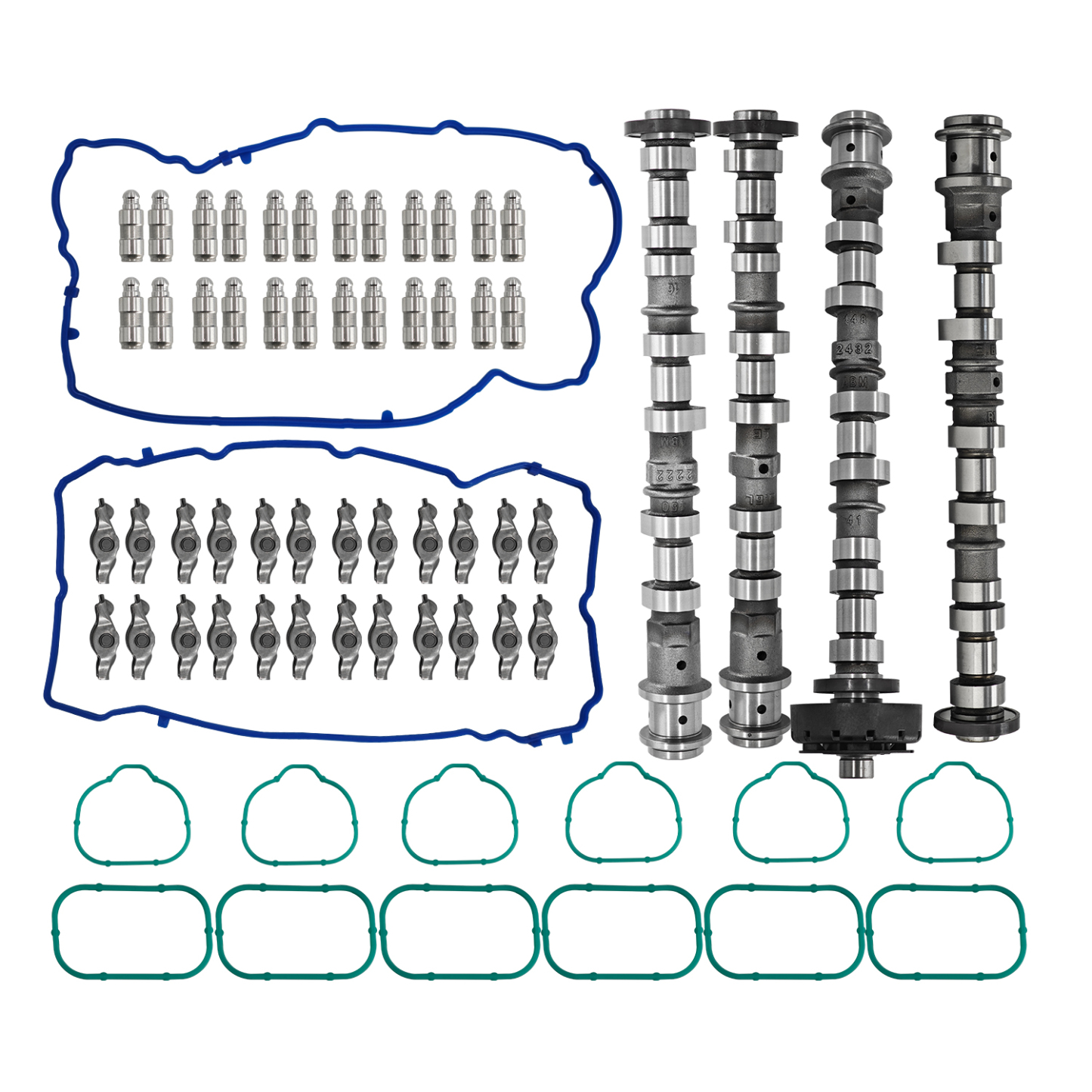 Engine Camshafts Rockers Arm Lifters Kit for Jeep Cherokee/Wrangler for Dodge Charger/Durango/Challenger for Ram 1500 for Chrysler 200/300