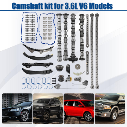 Engine Camshafts Rockers Arm Lifters Timing Kit for Jeep Grand Cherokee Wrangler, for Dodge Avenger Durango Challenger Charger, For Ram 1500-3500, For Chrysler 200 300 Town&Country 3.6L 2011-2016