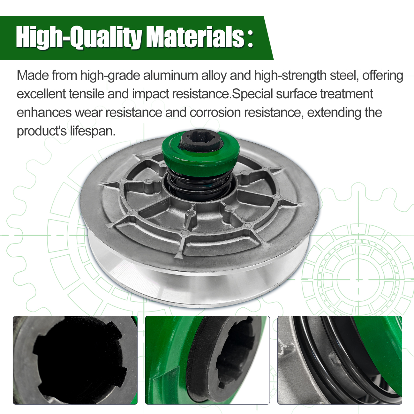 21040303301 Secondary CVT Driven Clutch for 2014-2021 ODES UTV 800 ATV800 Dominator Raider Assailant X2 X4 D2