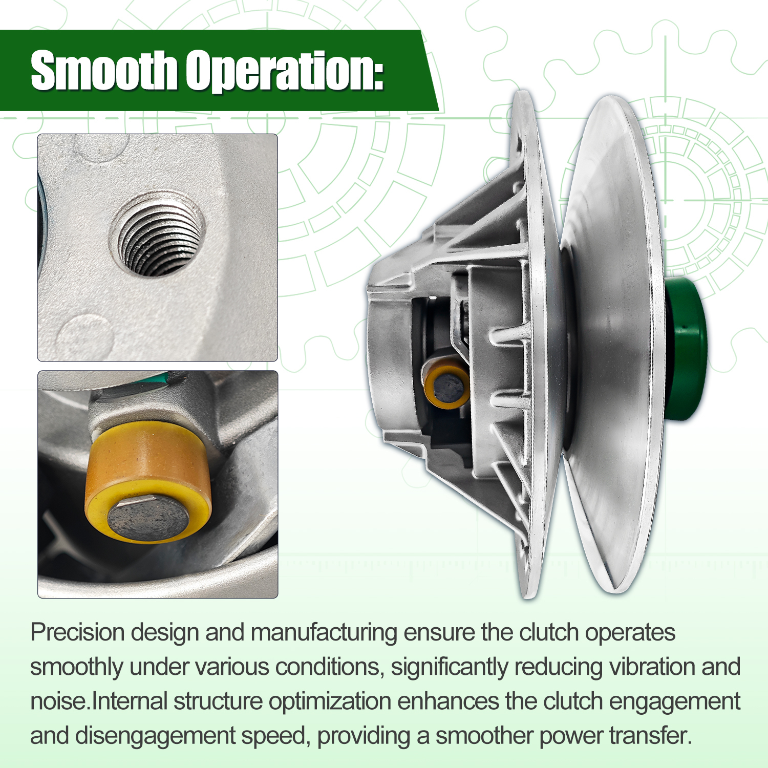 21040303301 Secondary CVT Driven Clutch for 2014-2021 ODES UTV 800 ATV800 Dominator Raider Assailant X2 X4 D2