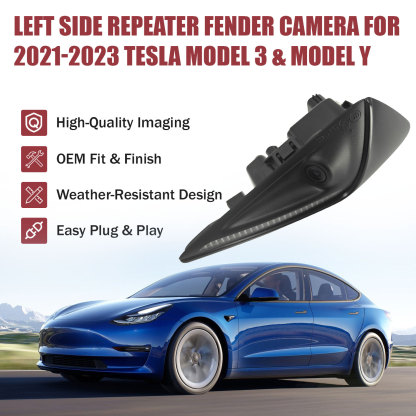 Repeater Fender Camera for 2021‑2023 Tesla Model 3 and Model Y Repeater Fender Camera