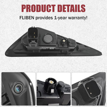 Left Side Repeater Fender Camera Compatible with Tesla Model 3 and Model Y 2021‑2023 