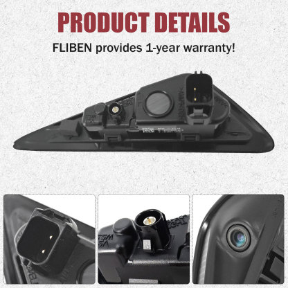 Right Side Repeater Fender Camera Compatible with Tesla Model 3 and Model Y 2021‑2023 