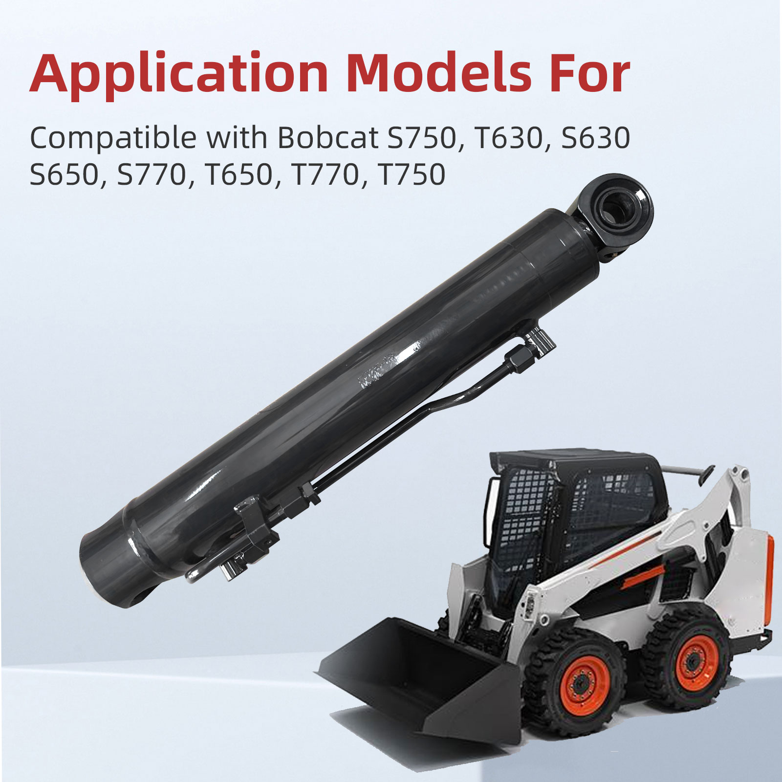 Right Hydraulic Bucket Tilt Cylinder fits for Bobcat S630 S650 S750 S770 T630, T650, T750, T770