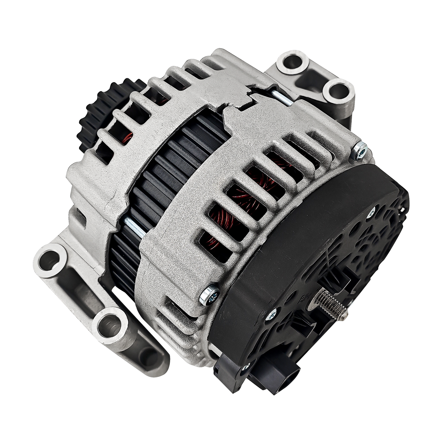 12V 150A Alternator w/Decoupler for Volvo XC60 2010-2014 XC70 2008-2015, XC90 2007-2014, S60 2012, S80 2007-2015, V70 2008-2010; for Land Rover LR2 2008-2012
