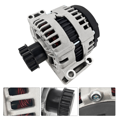 12V 150A Alternator w/Decoupler for Volvo XC60 2010-2014 XC70 2008-2015, XC90 2007-2014, S60 2012, S80 2007-2015, V70 2008-2010; for Land Rover LR2 2008-2012