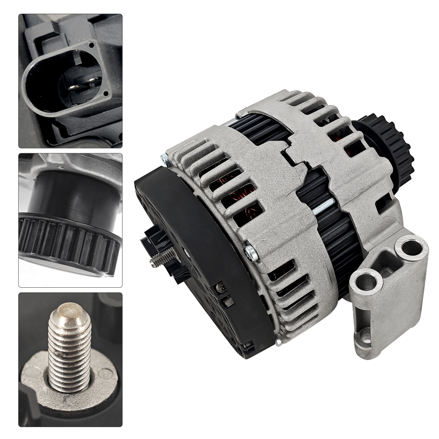 12V 150A Alternator w/Decoupler for Volvo XC60 2010-2014 XC70 2008-2015, XC90 2007-2014, S60 2012, S80 2007-2015, V70 2008-2010; for Land Rover LR2 2008-2012