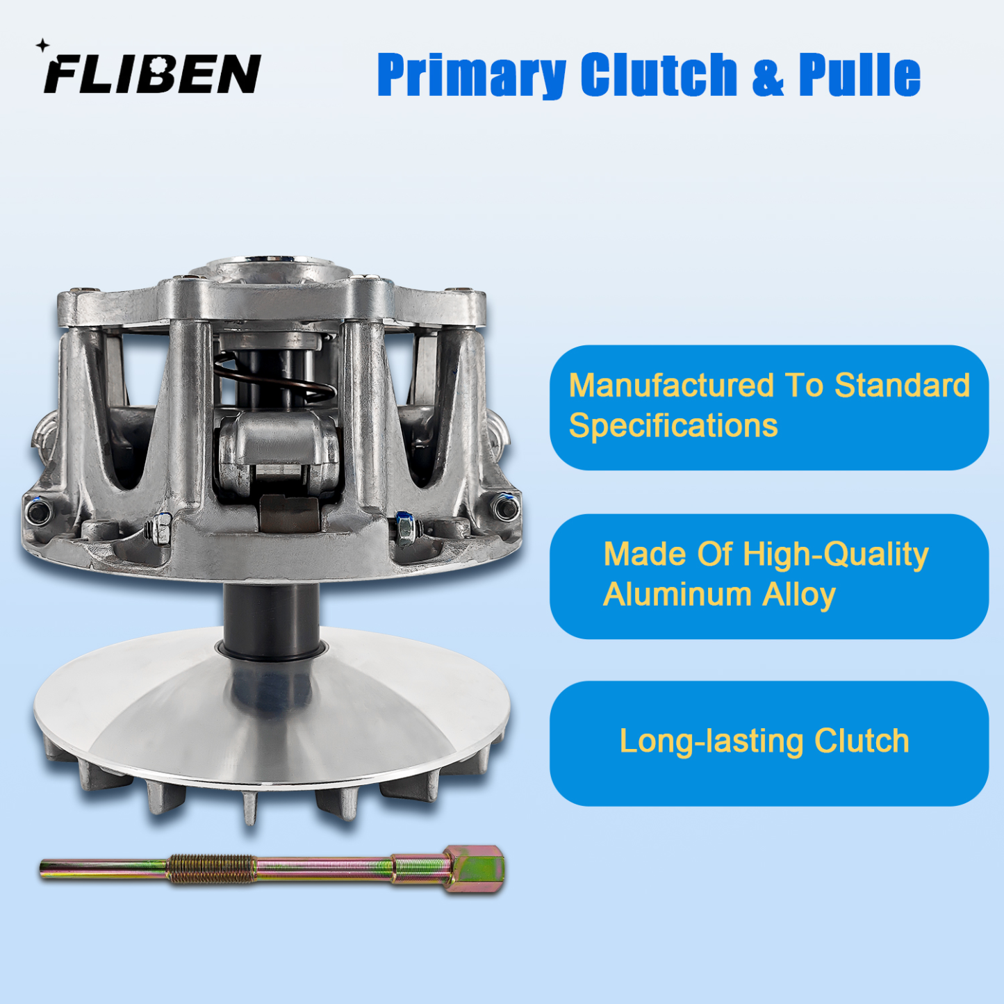 49093-1075 Primary Drive Clutch & Puller Tool Fits for 2003-2013 Kawasaki Prairie 360 