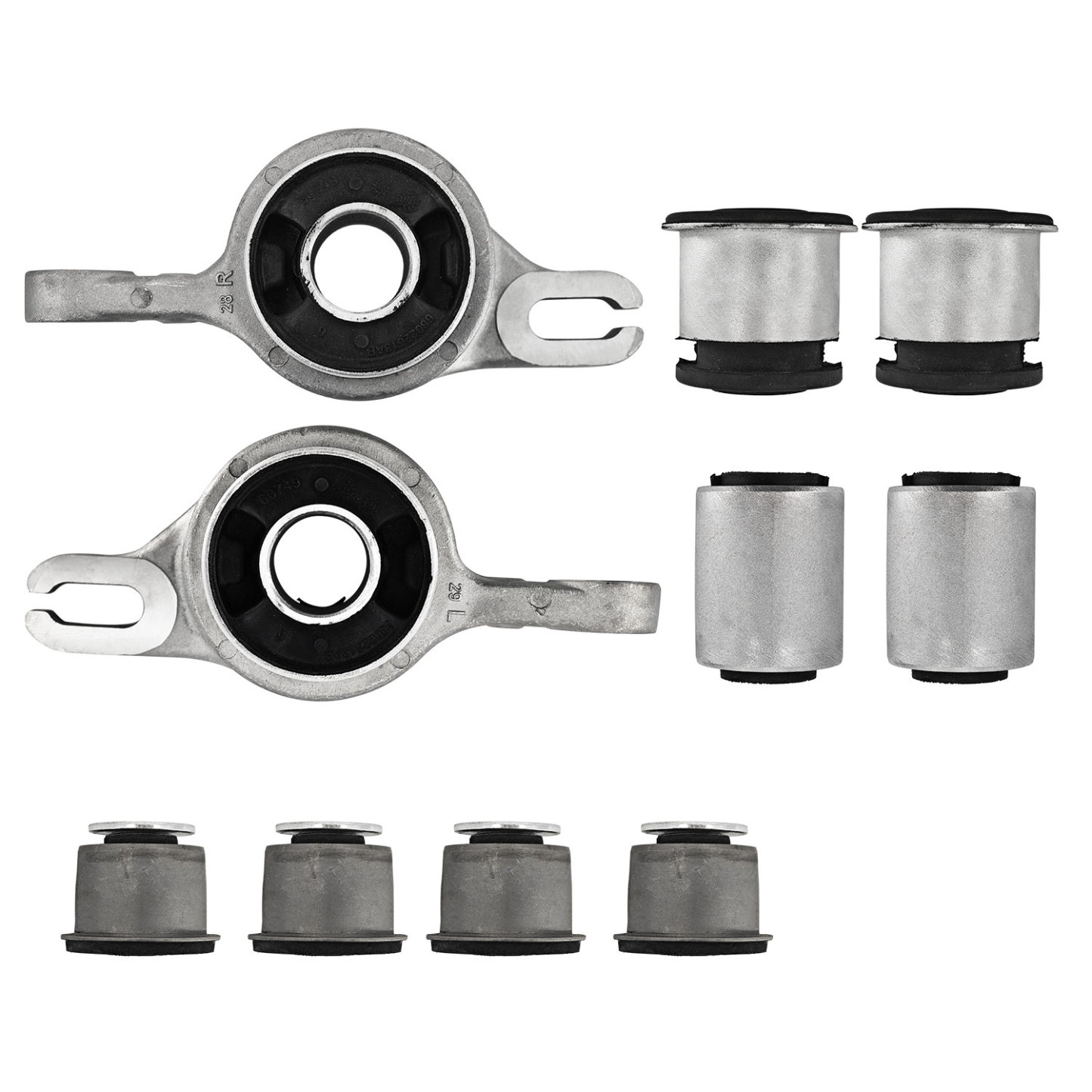 10PCS Front Control Arm Bushing Kit for Jeep Grand Cherokee & for Dodge Durango 2011-2015 #68022624AE 