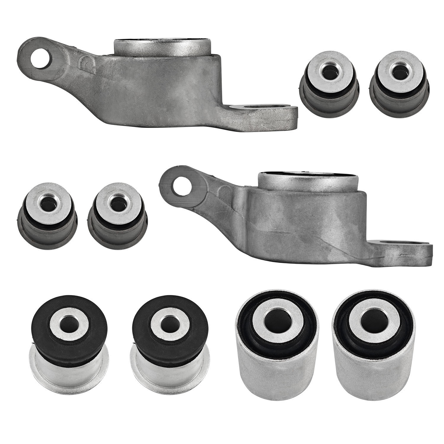 10PCS Front Control Arm Bushing Kit for Jeep Grand Cherokee & for Dodge Durango 2011-2015 #68022624AE 