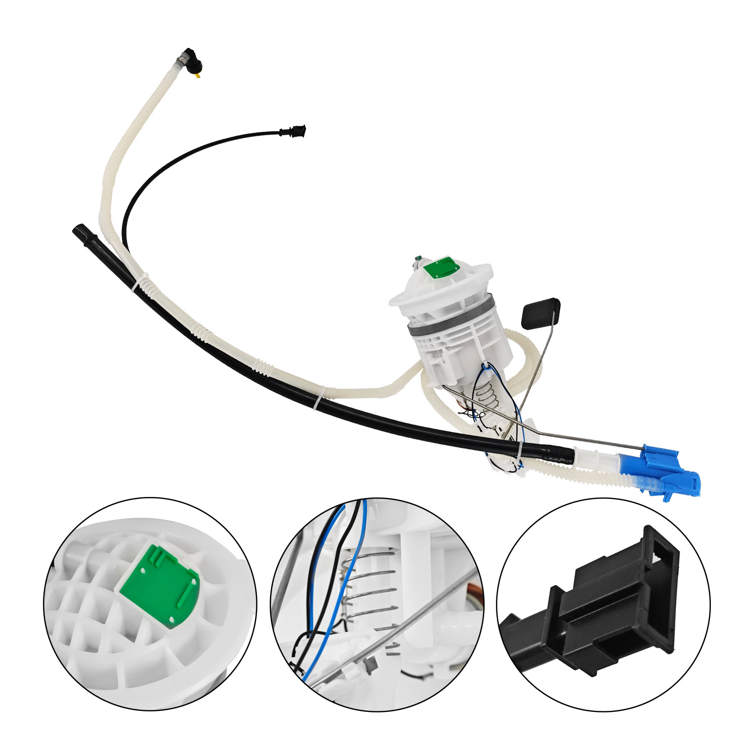 16112755084 Fuel Pump Assembly w/Level Sensor Compatible with MINI Cooper S Clubman JCW R55 R56 R57 R58 R59 2007-2015 1.6L