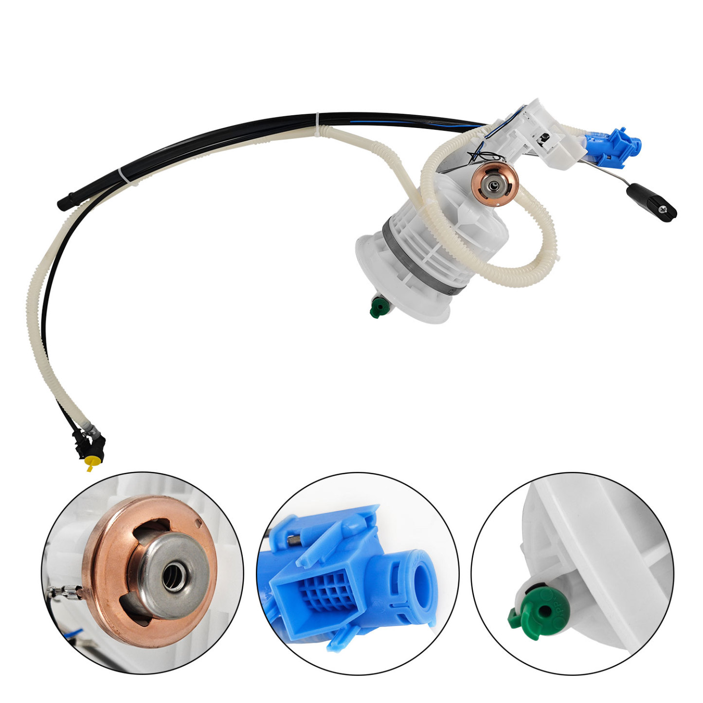 16112755084 Fuel Pump Assembly w/Level Sensor Compatible with MINI Cooper S Clubman JCW R55 R56 R57 R58 R59 2007-2015 1.6L