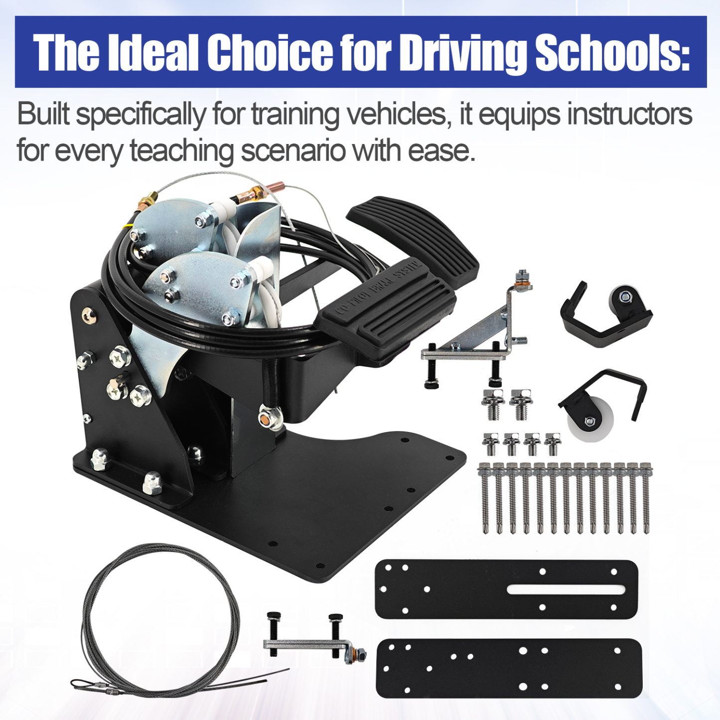 NEW ACAR-B7D Gas and Brake Pedal Dual Control Car Gas pedal To Driver Training Vehicle