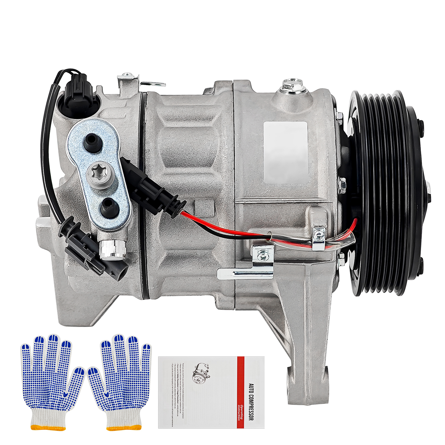 AC Compressor with Clutch for Cadillac XTS Chevy Impala Equinox GMC Terrain Buick LaCrosse