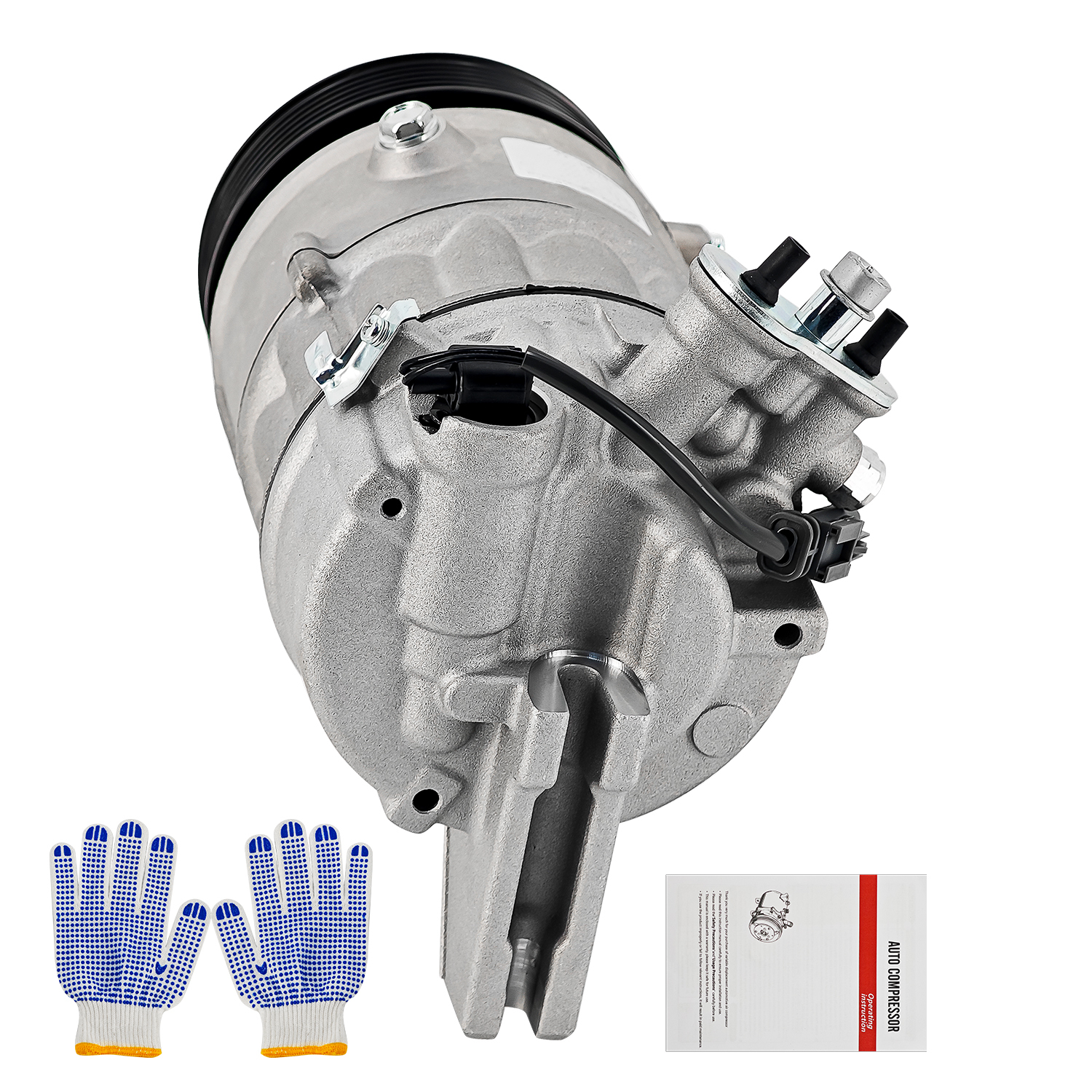 AC Compressor with Clutch for Cadillac XTS Chevy Impala Equinox GMC Terrain Buick LaCrosse