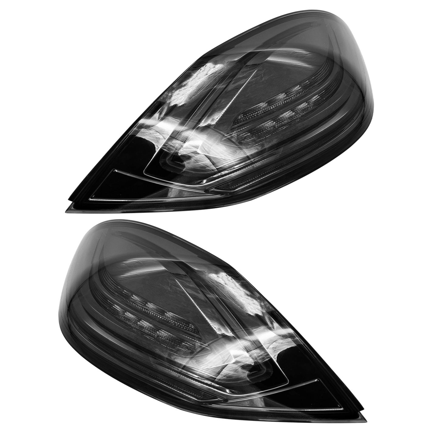 2010-2013 Porsche Panamera 970.1 Smoke Black LED Rear Tail Lights Brake Lamp
