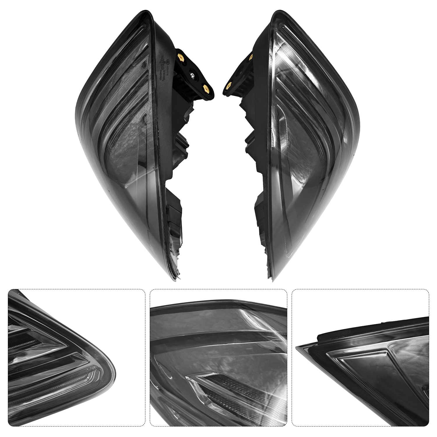 2010-2013 Porsche Panamera 970.1 Smoke Black LED Rear Tail Lights Brake Lamp