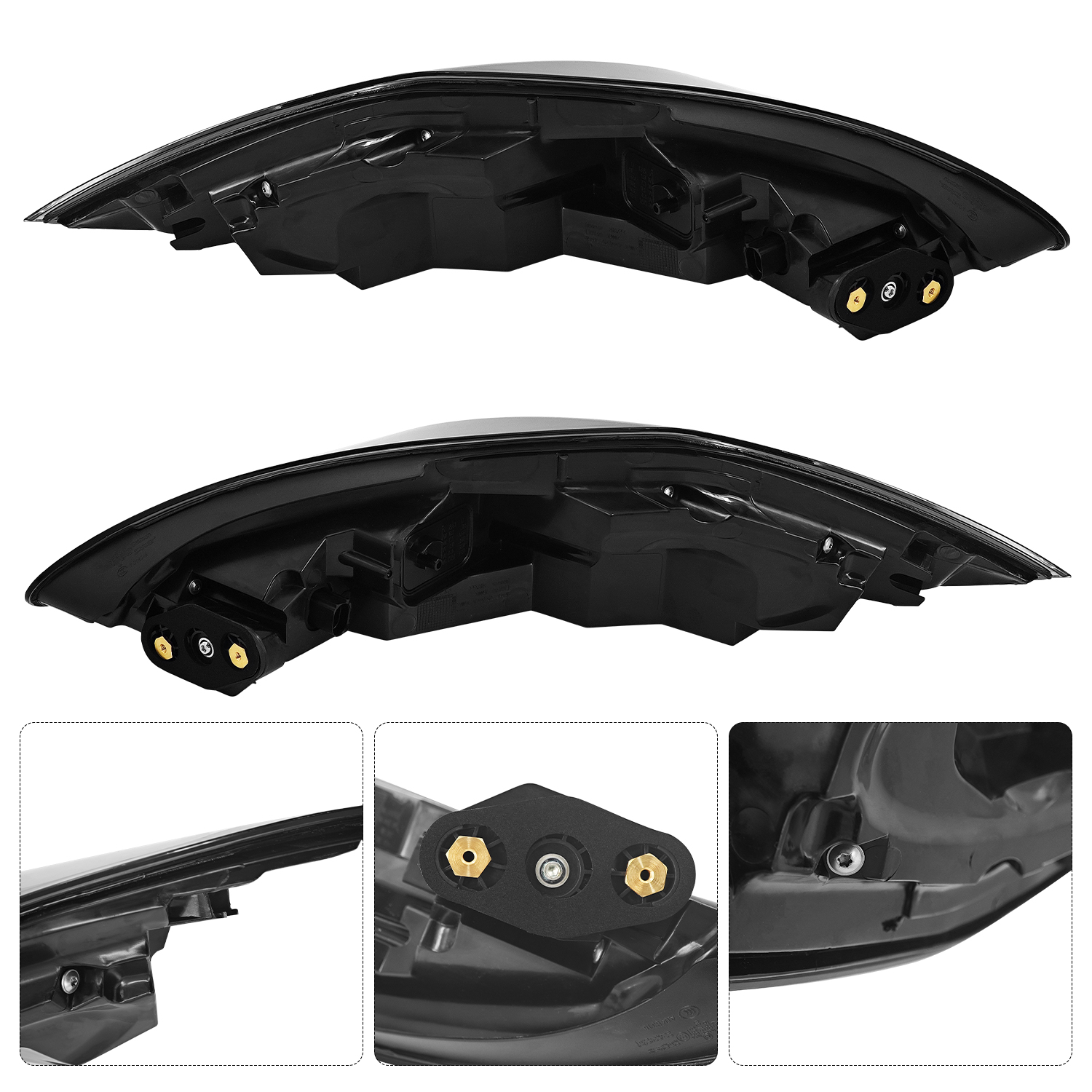 2010-2013 Porsche Panamera 970.1 Smoke Black LED Rear Tail Lights Brake Lamp