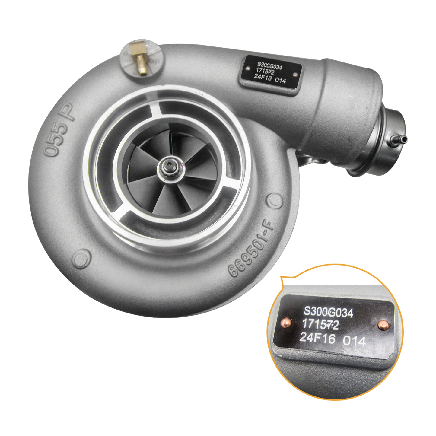 Turbocharger Turbo Kit Compatible with 2000-2004 Caterpillar Truck with 3126; 3126B; 3126E; C7 Engine